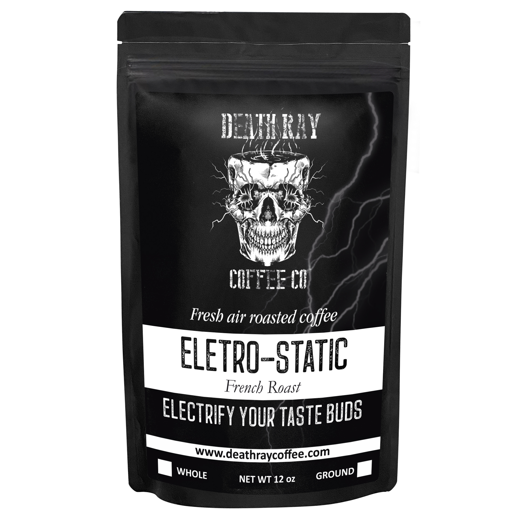 bag of Eletro-Static Coffee blend